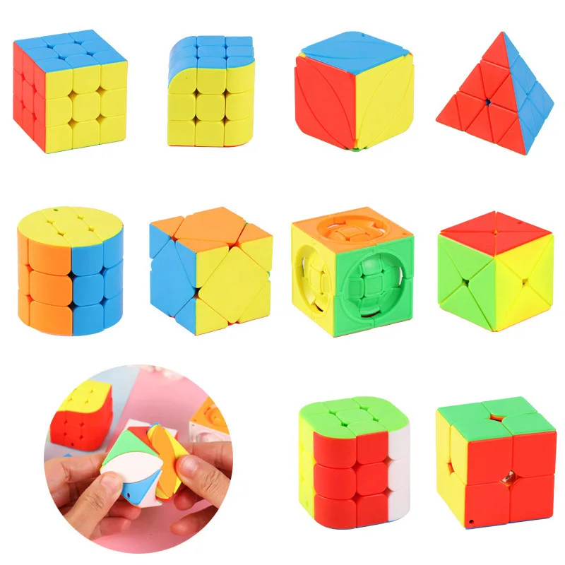 10PCS 3.5CM Mini Cube Puzzle 3x3 2X2 Party Favors for Kids Educational Toys School Rewards Classroom Prize Birthday Gifts