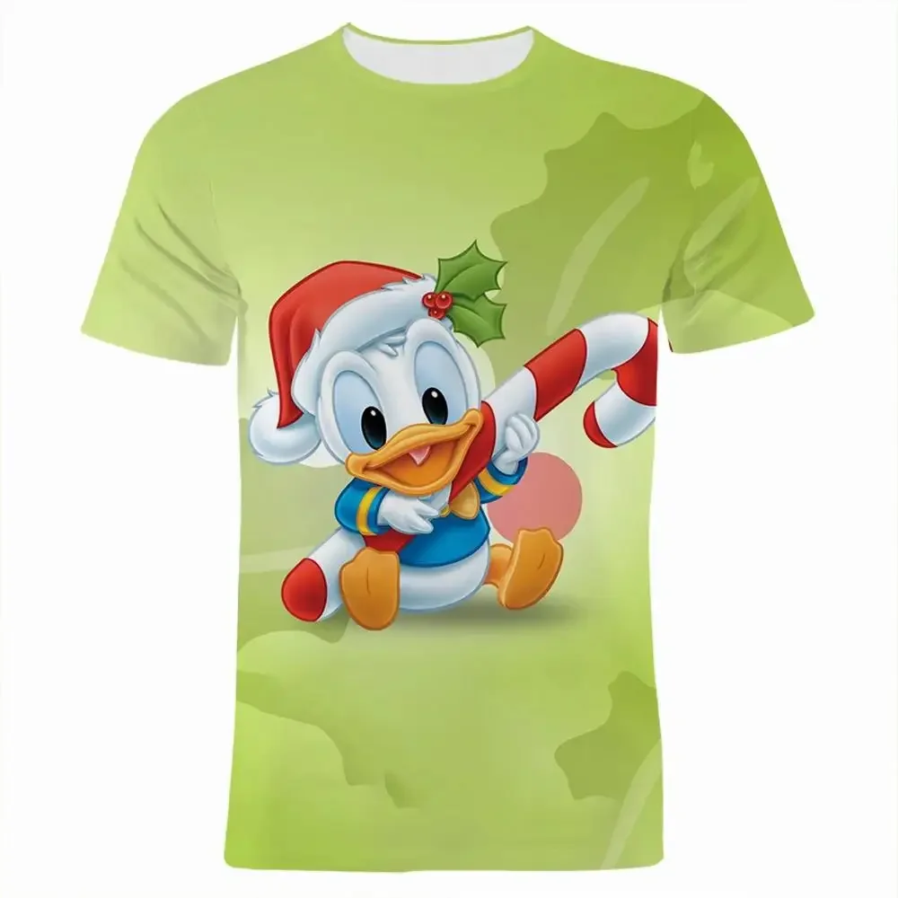 

Дональд Дак Дисней мультфильм аниме унисекс дышащая футболка с круглым вырезом повседневная летняя футболка с 3D принтом большого размера