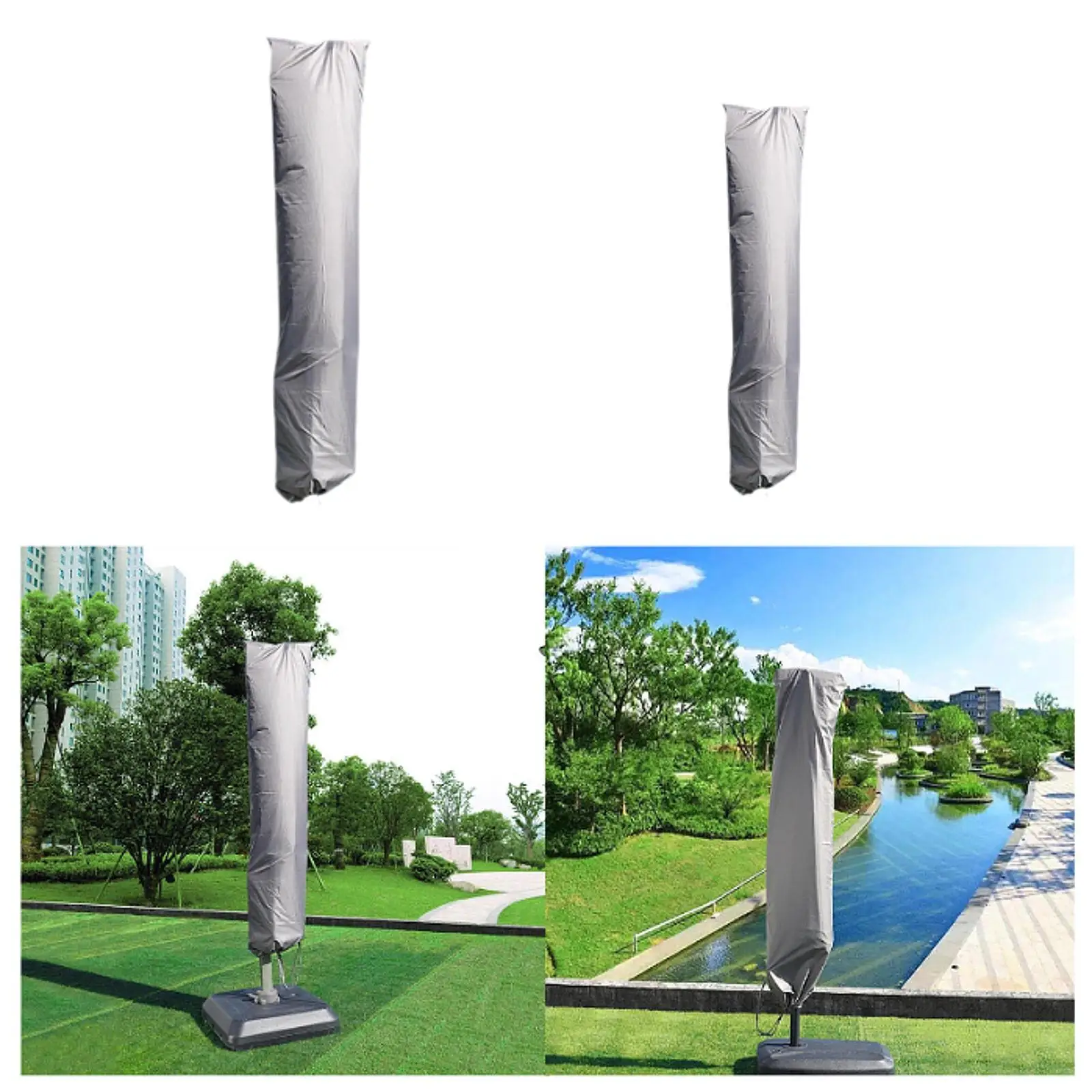 

Чехол для зонта для патио, ветрозащитный чехол для зонтика для двора, открытого двора