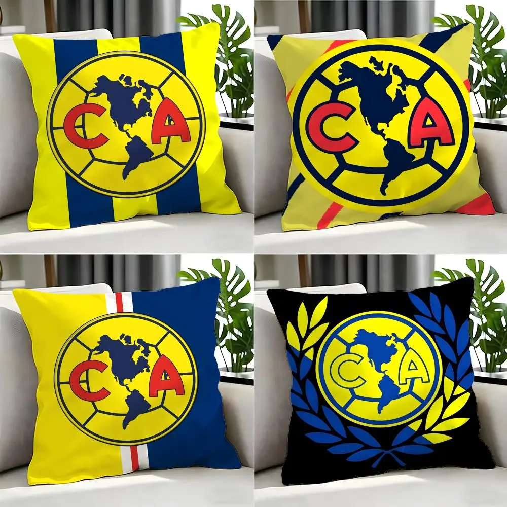 sport F-Football Club America Cushion Cover Cushion Cover Set 4Pcs 50x50 45x45 40x40 Pillowcase Decorative Sofa Home Decor