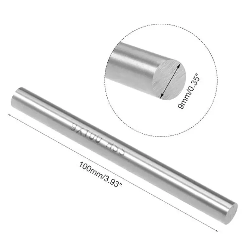 Zion White Steel HSS Round rod Turning Tool Dia 2~9mm HSS High Speed Steel Round CNC Cutting Turning Lathe Tool Bar Rod L=200mm