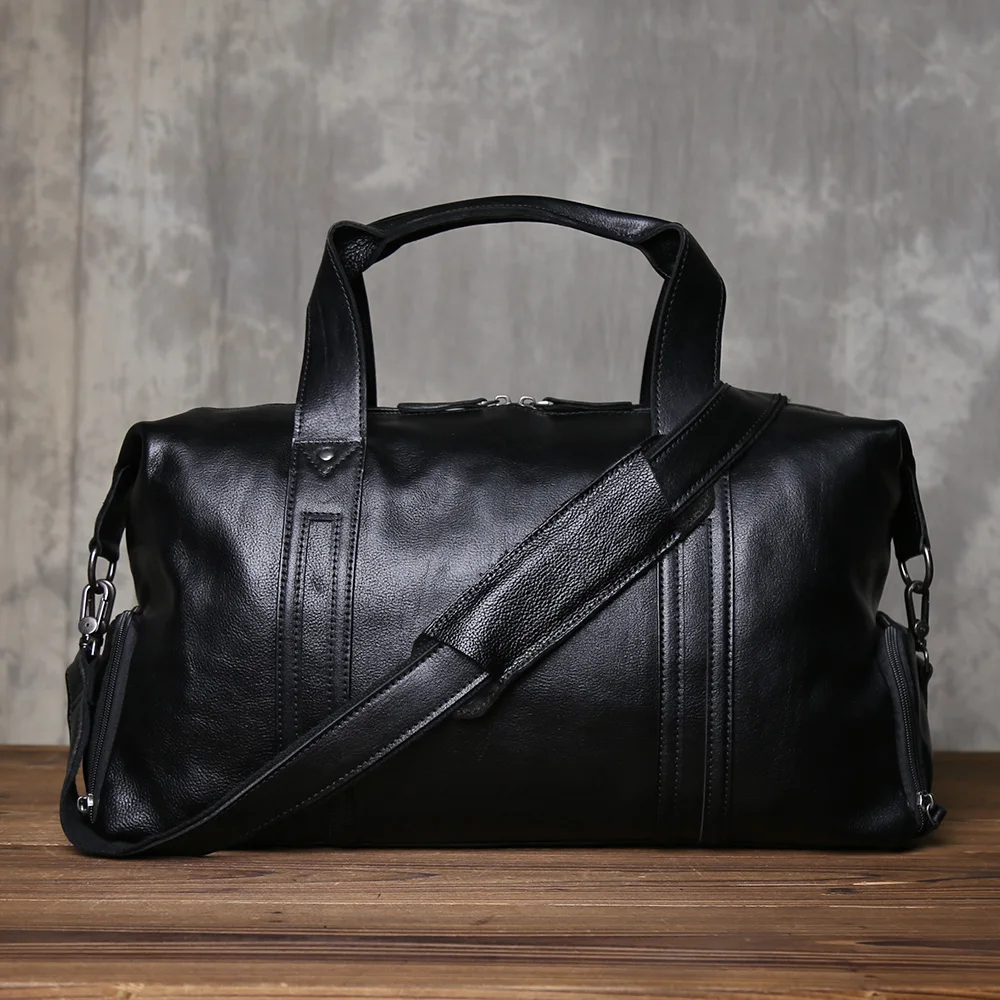 

Retro Leather Men's Travel Bag Large Capaci Busin Handheld Crossbody Bag Tree Goo Leather Casual Travel Bag Trendy