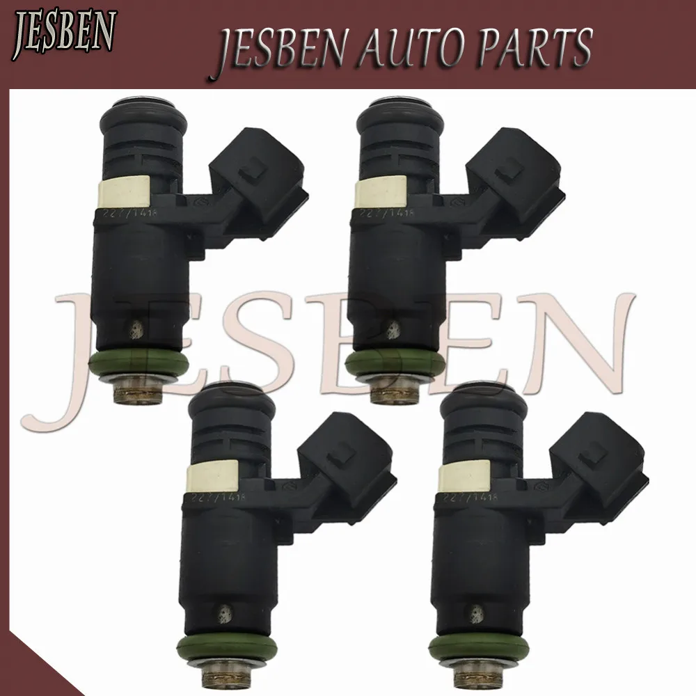 

Топливный инжектор 8200579081 8200885287 H8200579115 , 4 шт., подходит для Renault Clio MK3 Grand Modus Twingo MK2 Wind 1.2 2007-2014