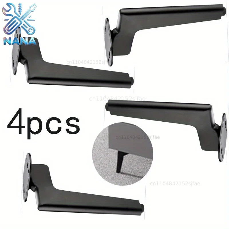 4pcs DIY Furniture Leg for Cabinet TV Cabinet Drawers Bedside Table Load Legs Metal Leg