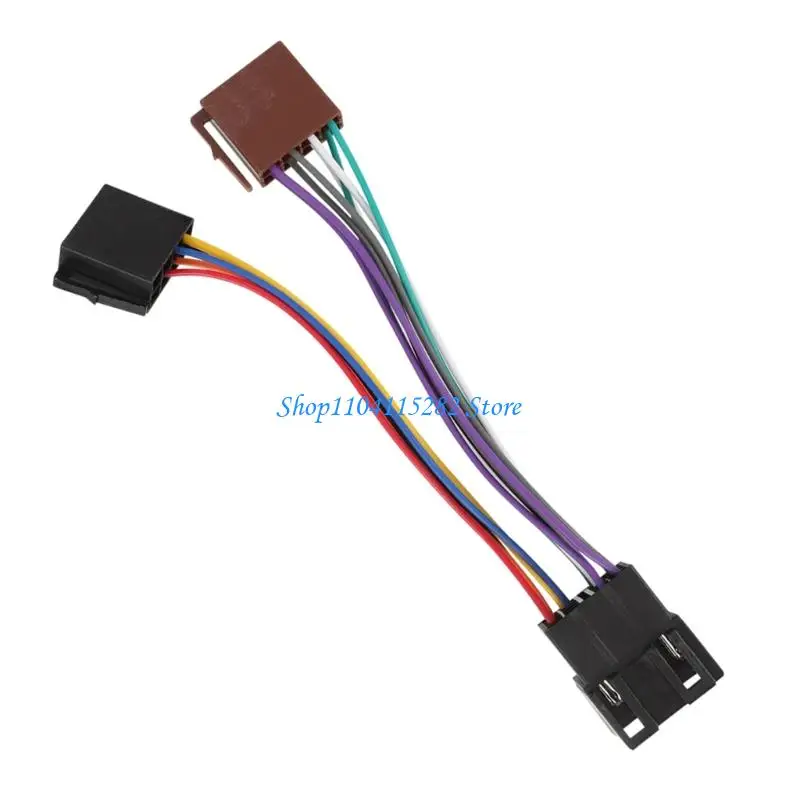 ABS Car Stereo Female Adapter Connector Plug for Easy Installation and Secure Connection In Multiple Vehicle Models