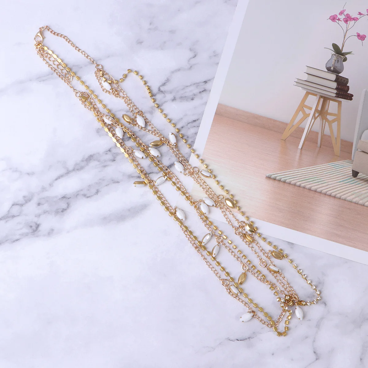 

Pearl Head Beading Headpiece Chain Headb Forehead Wedding Tassel Hair Chain Retro Beach Party Headdress Fits Most