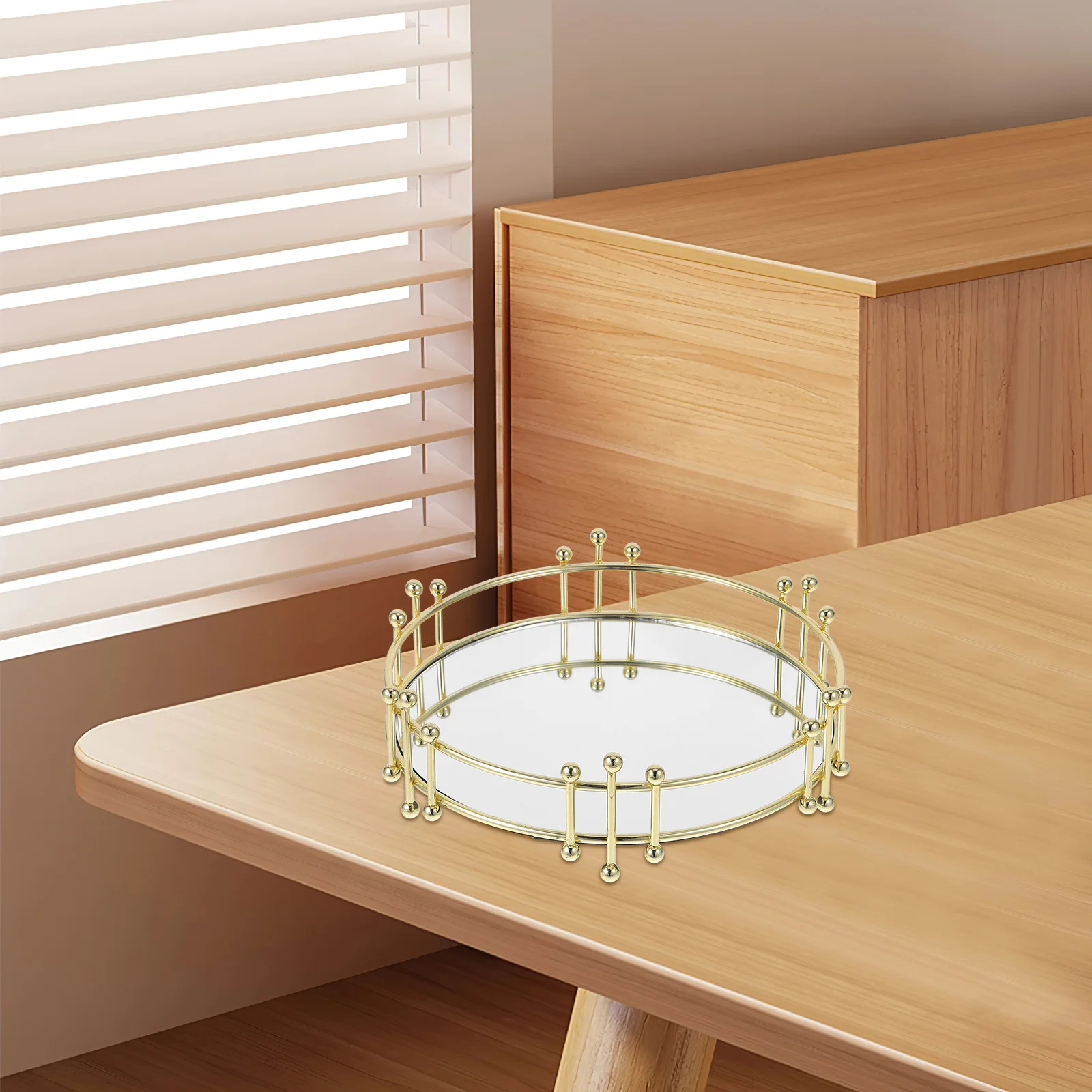 

Aromatherapy Storage Tray Iron Makeup Organizer Essential Oil Stand For Rv Durable Multifunctional Use Camping Van