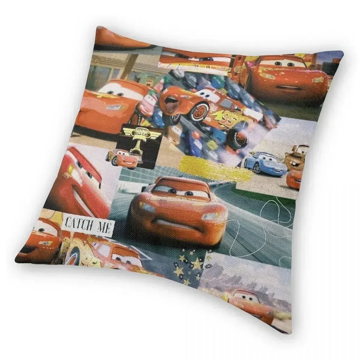 

Lightning Mcqueen Cars Galaxy Pillowcase Printed Polyester Cushion Cover Decoration Pillow Case Cover Home Wholesale 18''