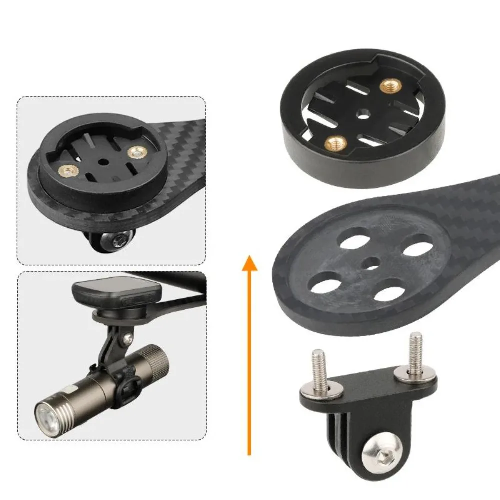 2Pcs Bicycle Computer Mount Adapter Base Bracket for Garmin Bryton Wahoo Magene - Base Mount for GPS Cycling Computers