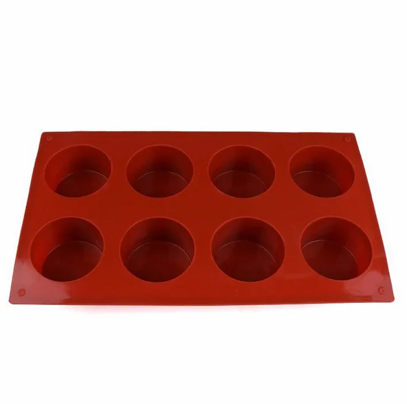 

New 8 Holes Silicone Baking Mold 3D Round Sphere Mold Chocolate Cupcake Cake Mold DIY Muffin Bakeware kitchen Tools