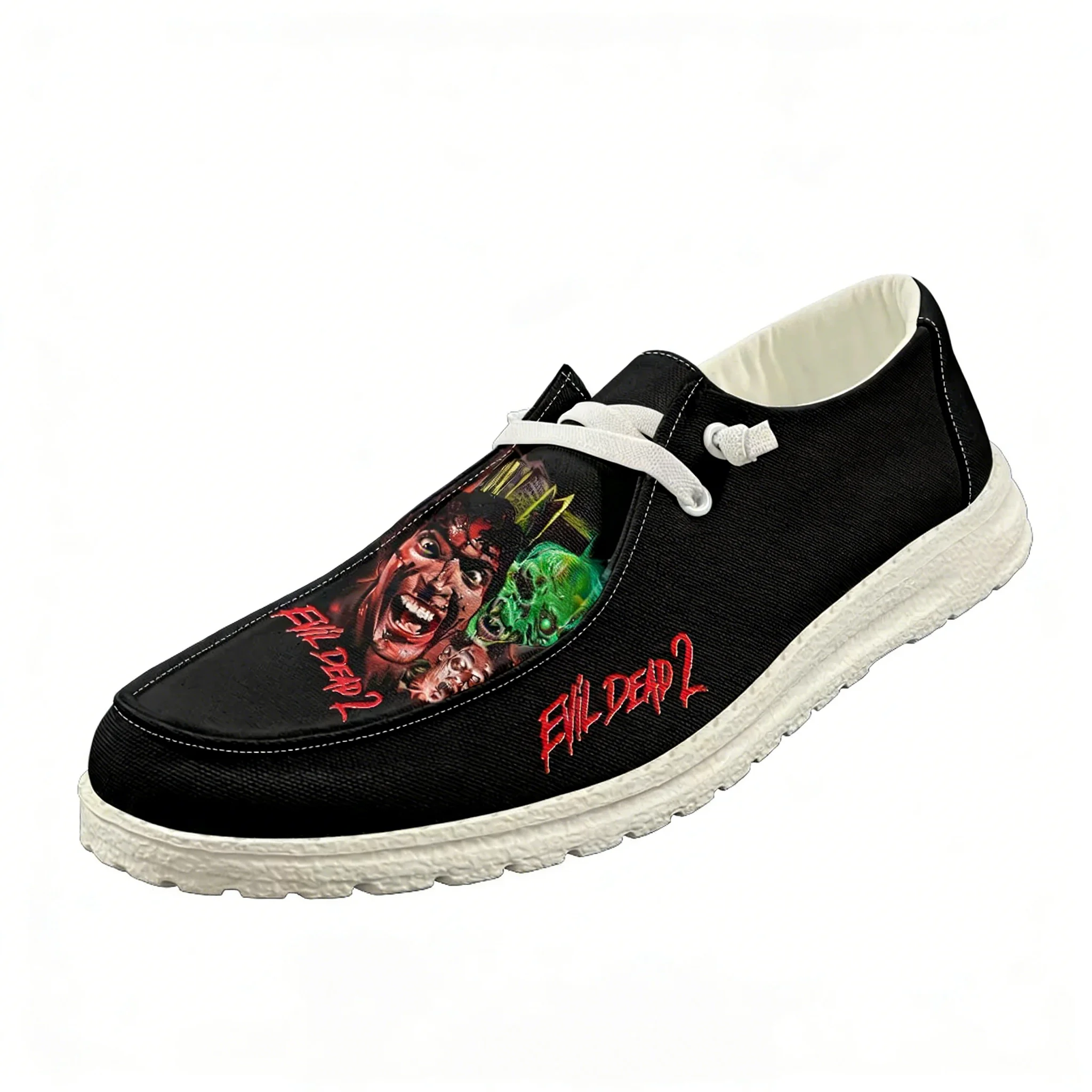 

Evil Dead II Casual Shoes Mens Womens Breathable Flat Footwear Indoor Outdoor Lightweight Fashion Pattern Shoes Customize Shoes