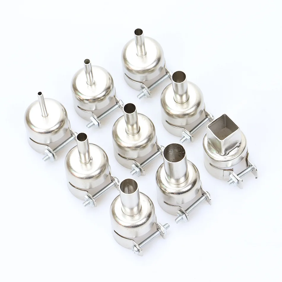 Universal Welding Nozzles For 850 852D 898 8018 Soldering Station Hot Air Gun Welding Nozzle 3mm 4mm 5mm 6mm 7mm 8mm 10mm 12mm
