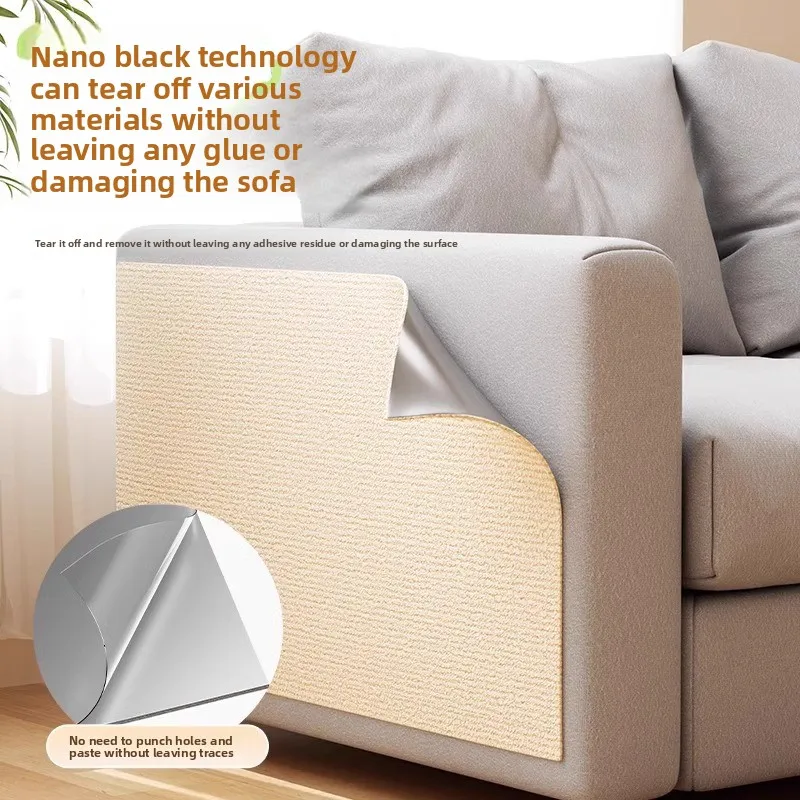 Wear Resistant Cat Wall Scratching Pad Sofa Protection Vertical Corner Scratcher In Multiple Printed Size Options Indoor Cats
