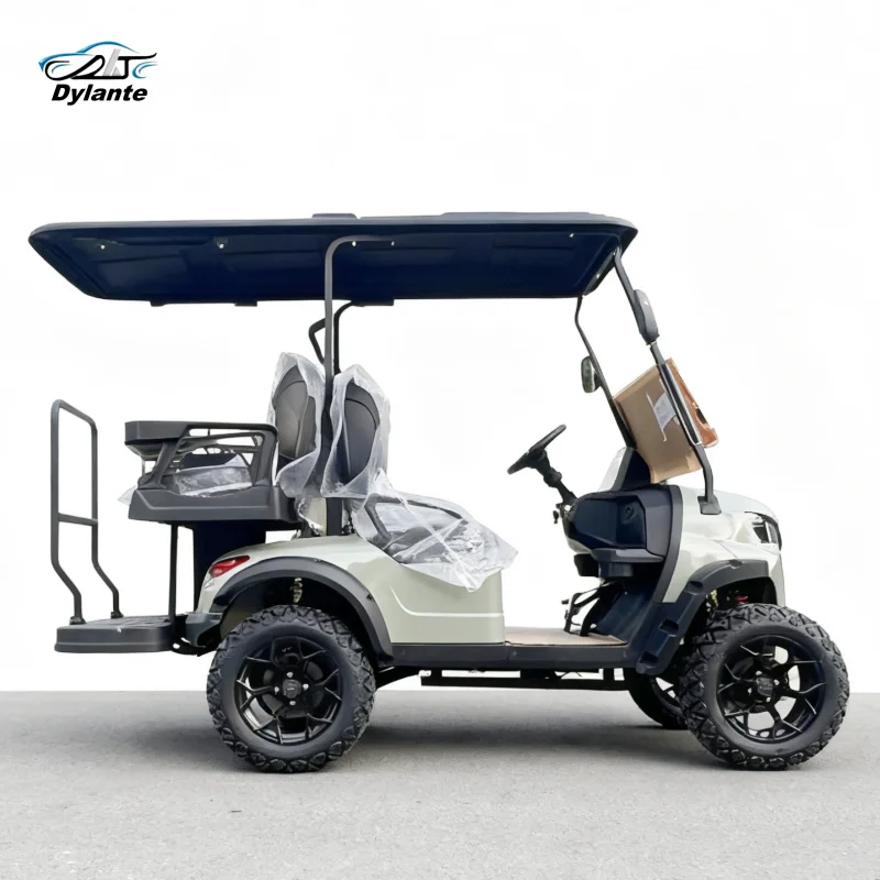 مصنع الجملة 2 4 6 مقاعد عربة جولف كهربائية فائدة عربات التي تجرها الدواب عربات الغولف الكهربائية الليثيوم سيارة الغولف الكهربائية #3