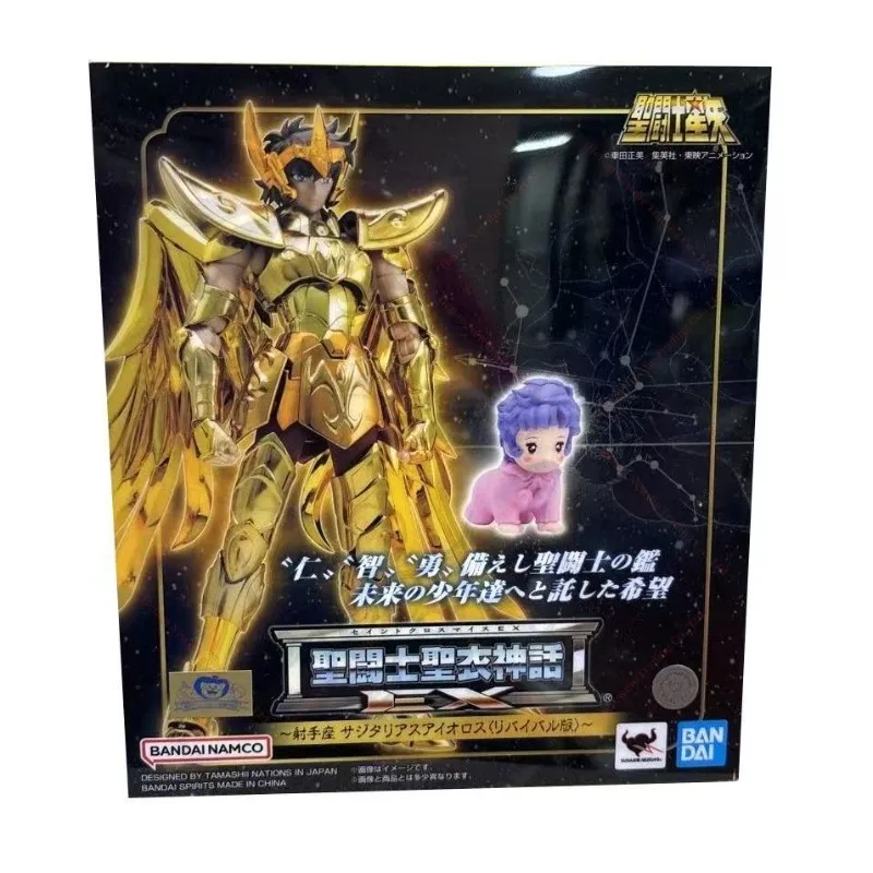 

In Stock Bandai Saint Seiya Saint Cloth Myth Ex Sagittarius Aiolos Revival Edition Baby Athena Collection of Gifts