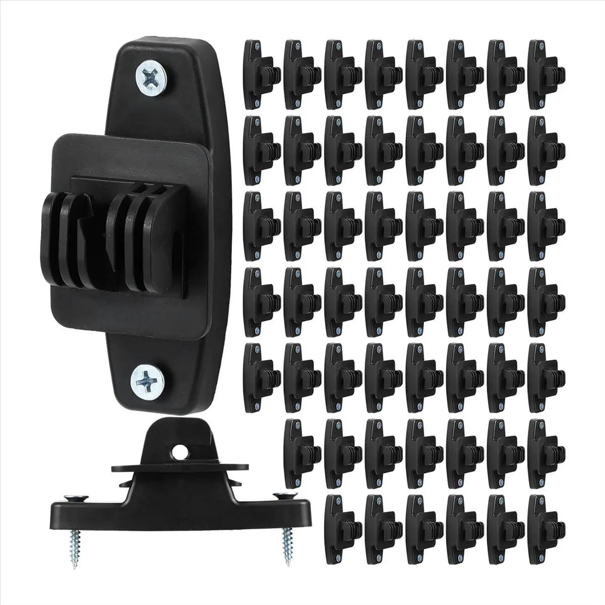 L63A 100 Pcs Electric Wire Fence Insulators Electric Fence Wood Post Claw Insulators Fence Accessories Nail Wood Post Nail