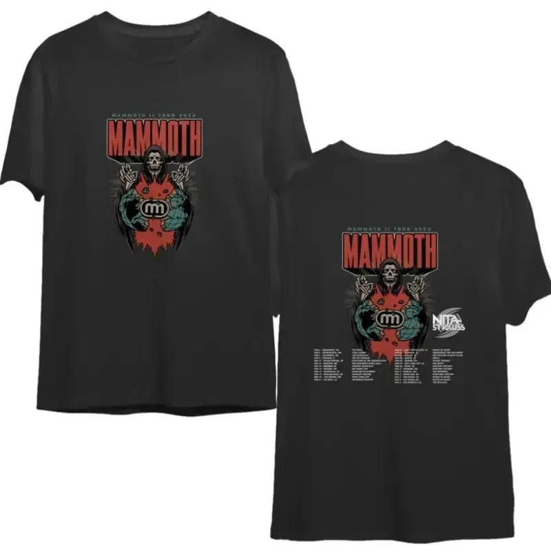 Mammoth Wvh 2023 Tour T Shirt Äì Äúmammoth Ii Äù W Nita Strauss Band Fan