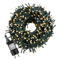50M 100M Christmas Lights Decorative Garland LED String 110V 220V Outdoor Waterproof Fairy Lights For Wedding Garden Street Lawn