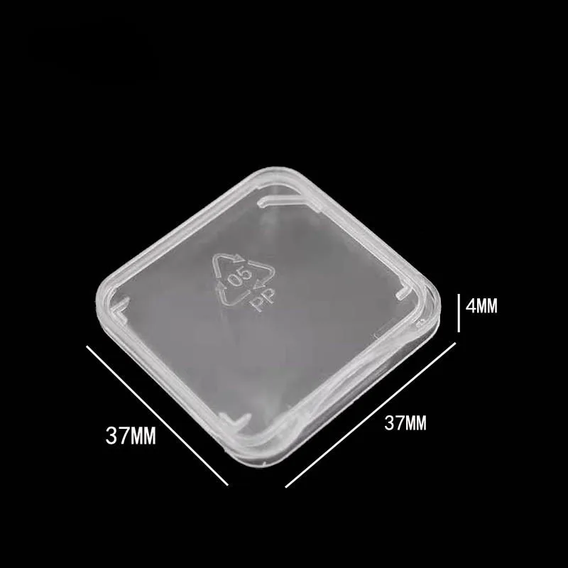 جديد! جودة عالية ل 10 قطعة حافظة تخزين بطاقات SD عالمية شفافة مكونات حافظات بطاقات الذاكرة الملحقات