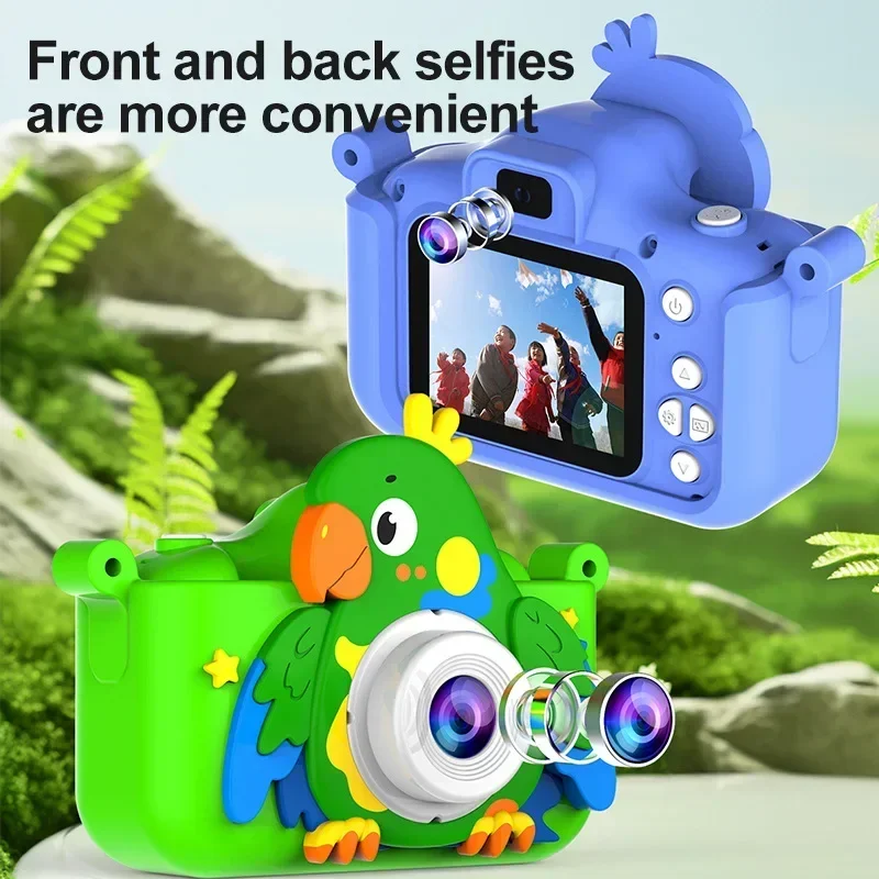 Popular private model children's cartoon camera toy for taking photos, high-definition dual camera digital camera