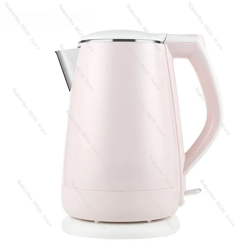 Household Electric Kettle with 304 Stainless Steel Interior,Double-layer Anti-scald Heat Insulation Design,Fast Boiling Kettle