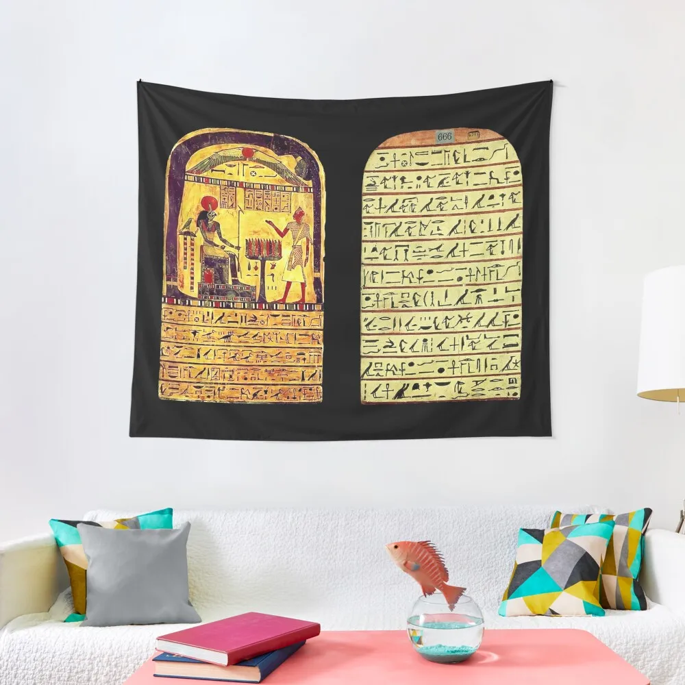 

Stele of Ankhefenkhonsu/Stele of revealing (Front and Back.) Tapestry Room Decore Aesthetic Bedroom Decor Tapestry