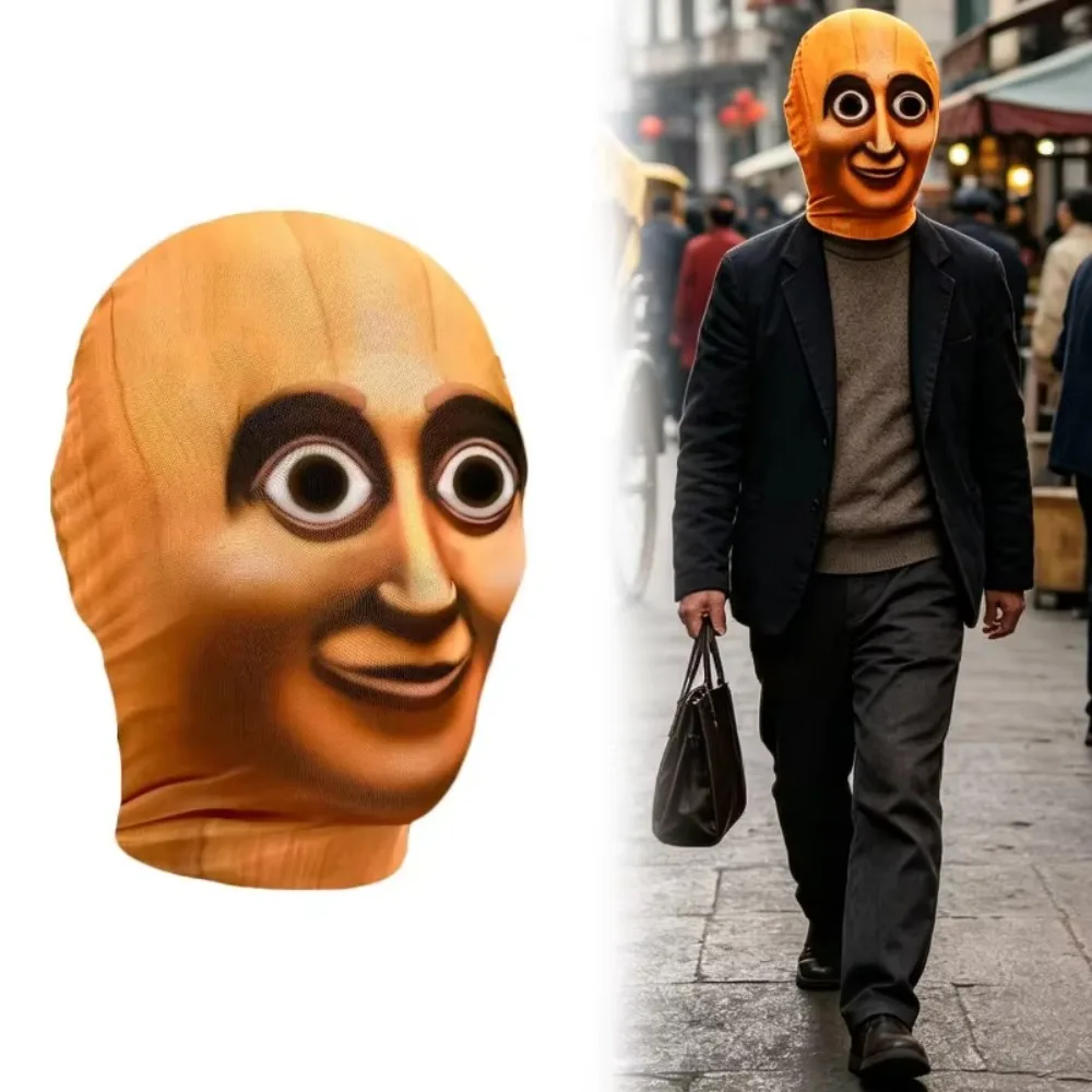 3D Printed Full Face Mask Balaclava Realistic Visual Effect Mask for Cosplay Halloween Christmas  Role-Playing Party Props