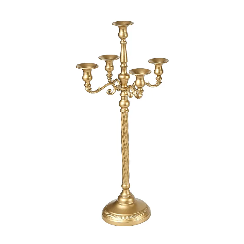 

European wrought iron romantic wedding table candle light dinner removable