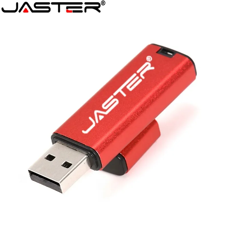 JASTER USB bellek sürücüler 2.0 kalem sürücü 4GB 8GB 16GB 32GB 64GB 128gb kırmızı bellek USB sopa plastik Pendrive iş yaratıcı hediye