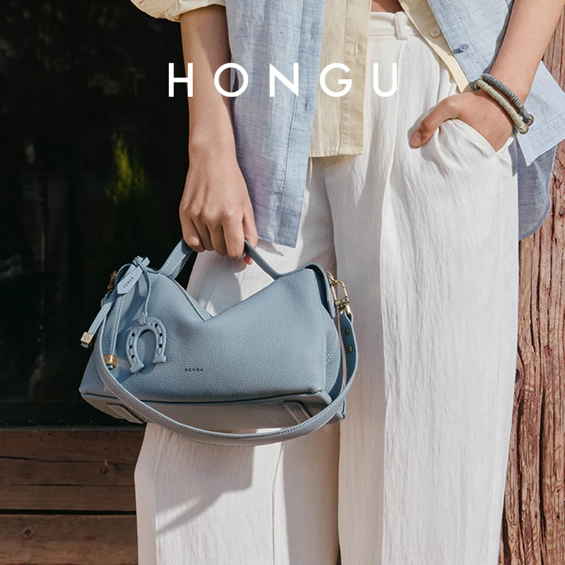 

HONGU женская сумка 2024, роскошная сумка на плечо с подвеской, элегантная женская однотонная сумка для покупок, прочная, не выцветающая, H51756727