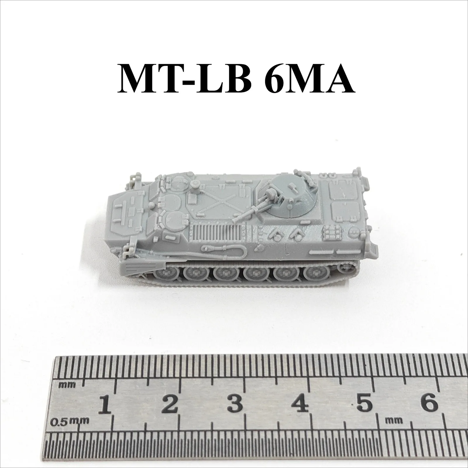 

Украинский транспортный танк MT-LB 6MA, 3D-печать, масштаб 1/144, мини-модель танка, из смолы, под покраску