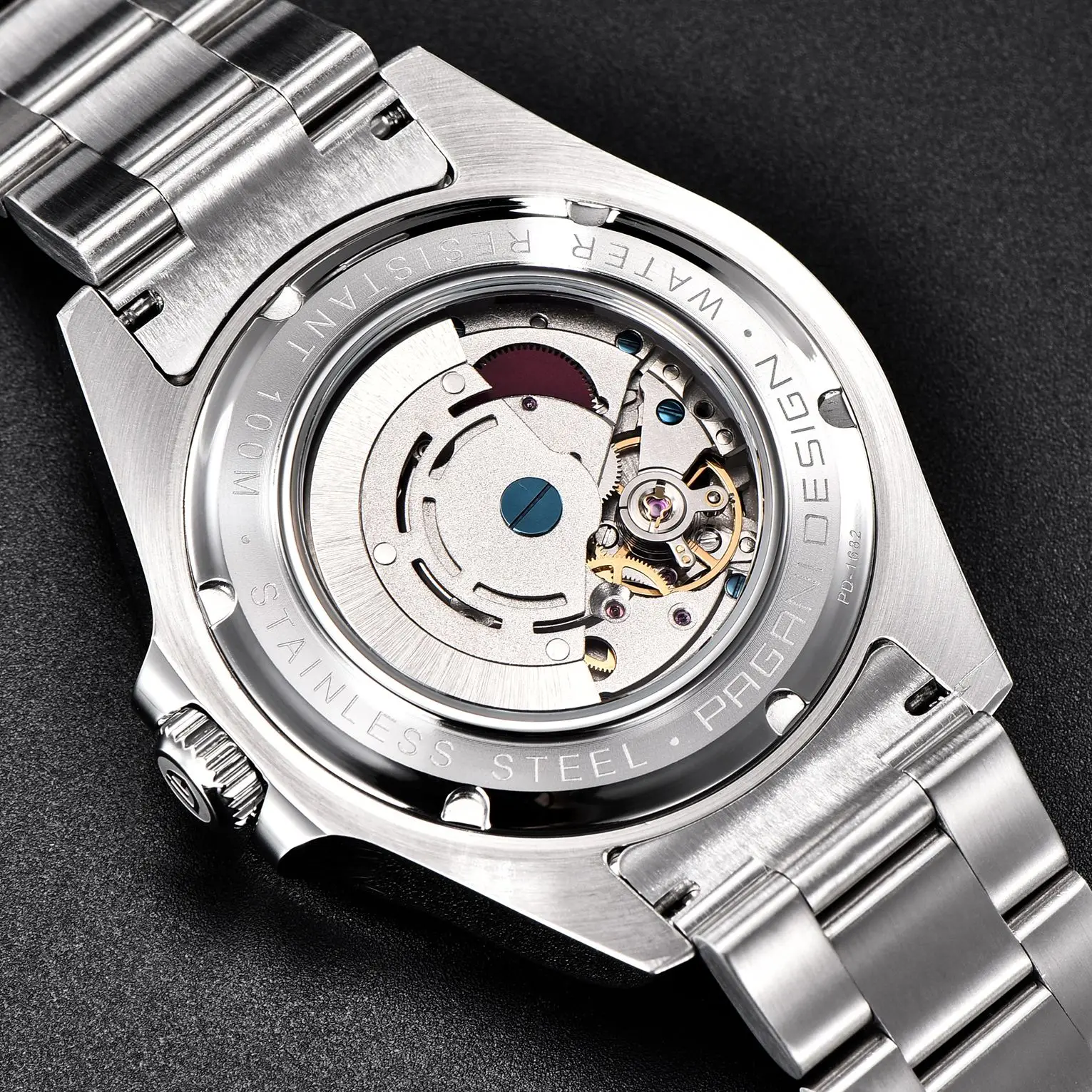 PAGANI Design 2023 GMT Watch 42mm Men Automatic Mechanical Watches Explor2 Sapphire Stainless Waterproof Clock Relogio Masculino