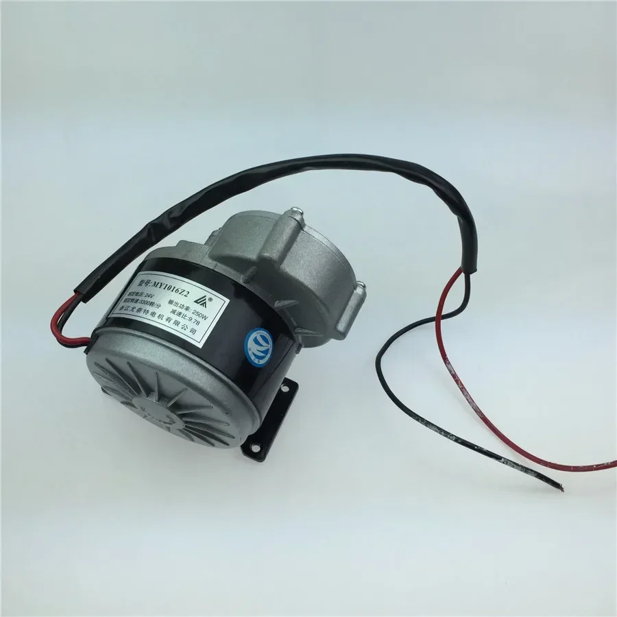 Three wheeled motorcycle Electric bicycles permanent magnet DC brush motor deceleration MY1016 Z2-250W-24V-36V modification