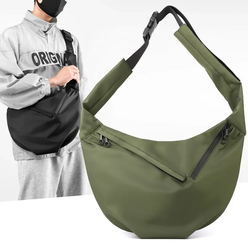 

Men's Casual Crossbody Bags Portable Outdoor Shoulder Bag Large Capacity Work Bag with Messenger Bag sling bag men bolso hombre