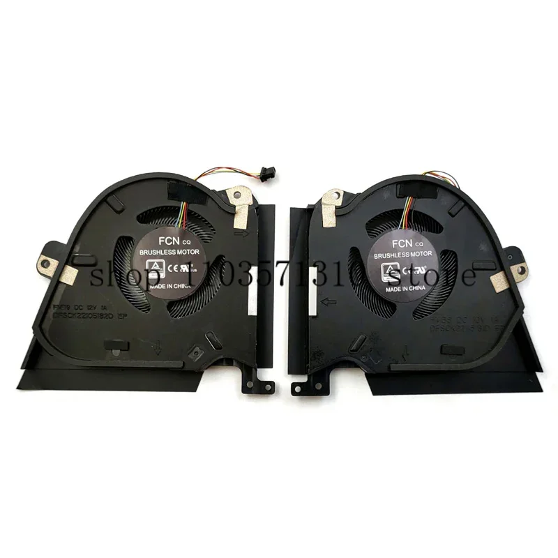 New For Asus ROG Zephyrus Duo 15 GX550 GX550LXS GX550LWS Laptop CPU & GPU Cooling Fan L & R One Pair 12V
