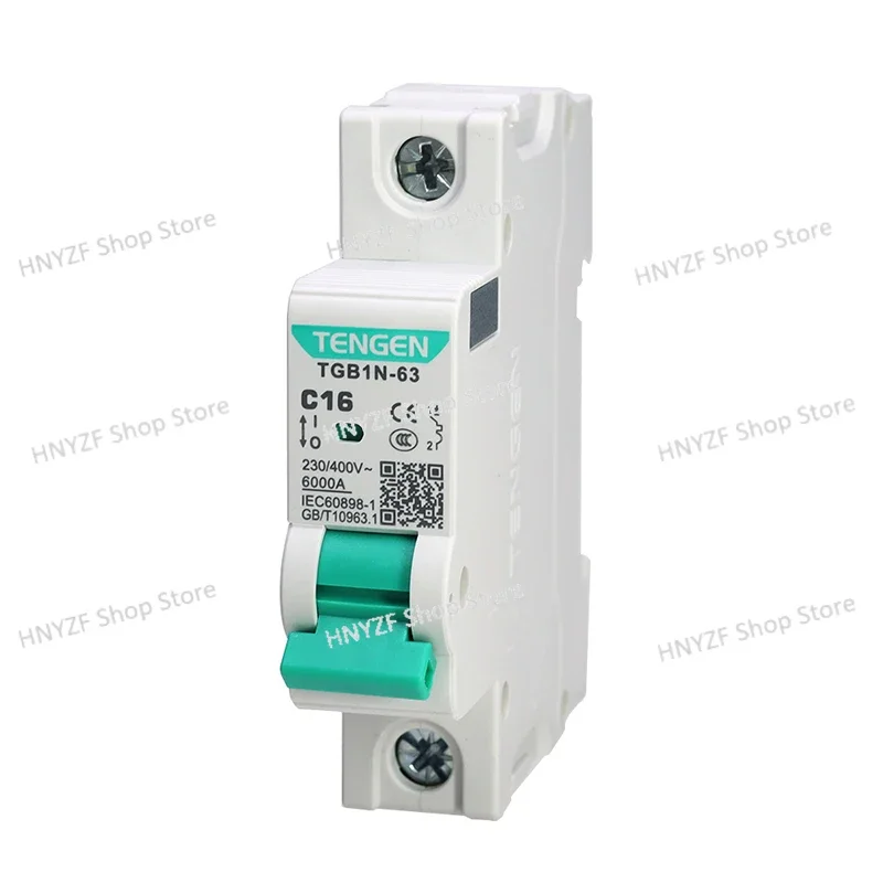 TGB1N-63 Air Switch Mini Circuit Breaker Three-Phase 1234P1032540A Household Lighting
