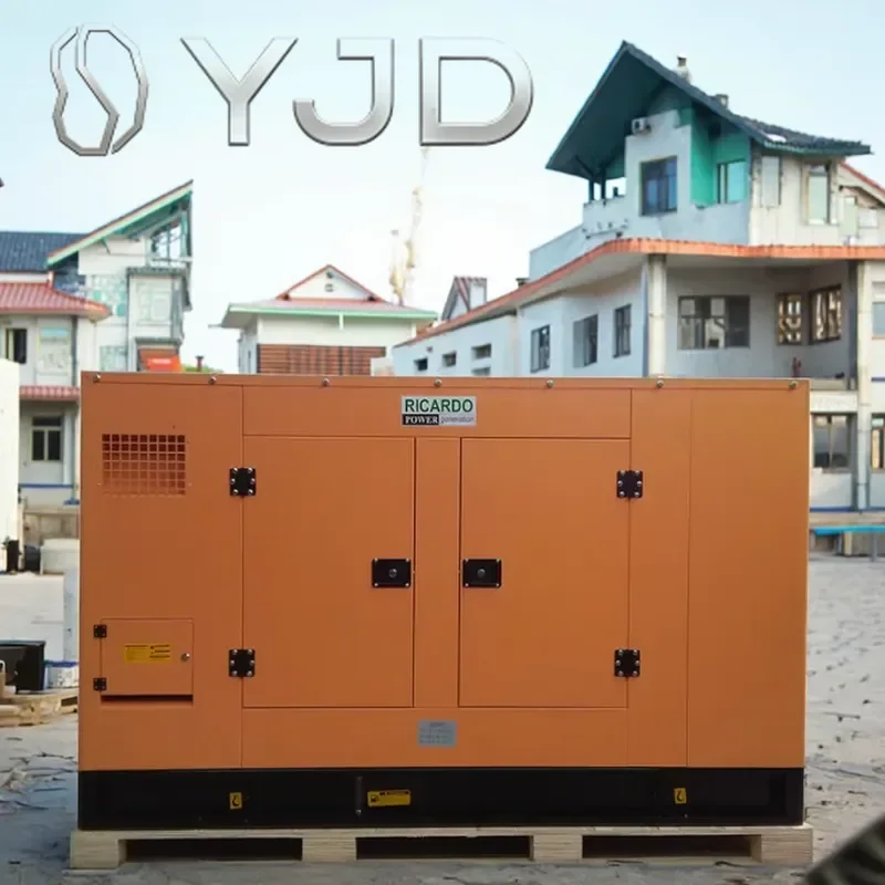 YJD Powerful 100kw Diesel Generator for perkin Engine Stamford Alternator Leroy Sumer Smartgen Controller Silent 3 Phase 400V