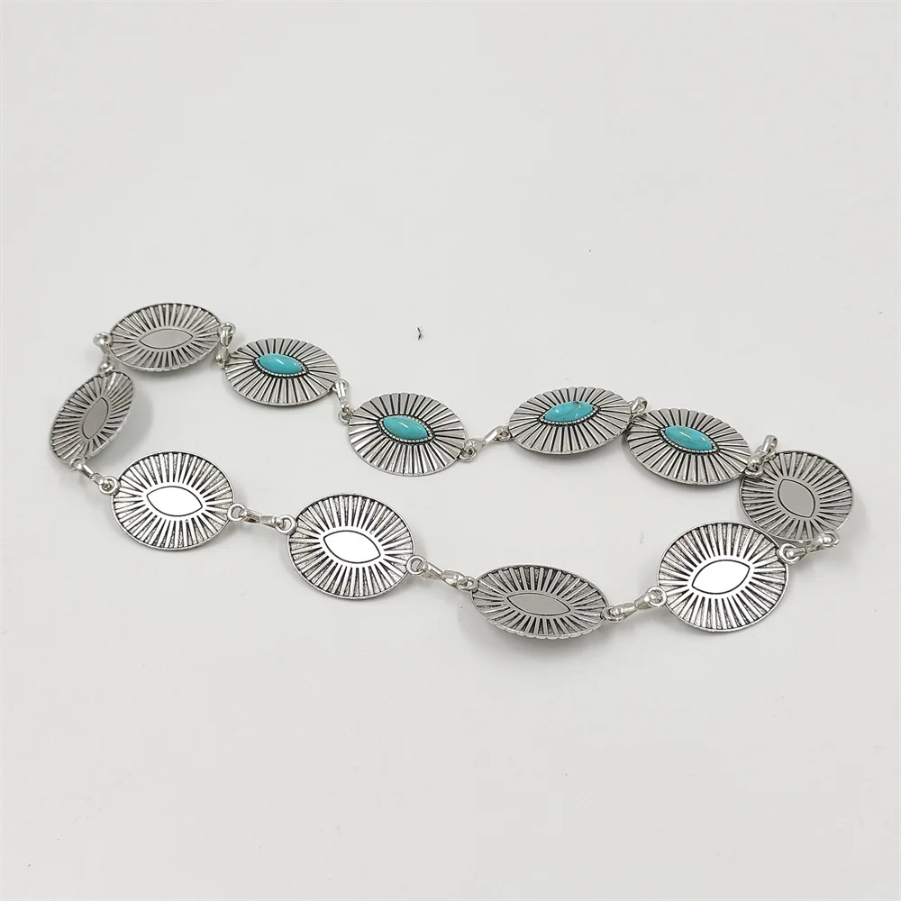 New style butterfly metal chain hat accessories high-end western style hat accessories fedora cowboy hat accessories