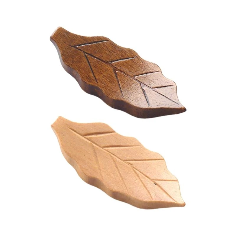 F26C Japanese Chopstick Holder Natural Wooden Chopstick Rest Spoon Fork Knife Holder Dinner Tableware