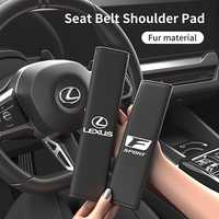 Car Seat Belt Shoulder Cushion Covers Shoulder Protection Pad For Lexus F SPORT ES RX NX LS UX LM LX GX LC RZ IS CT GS RC HS SC