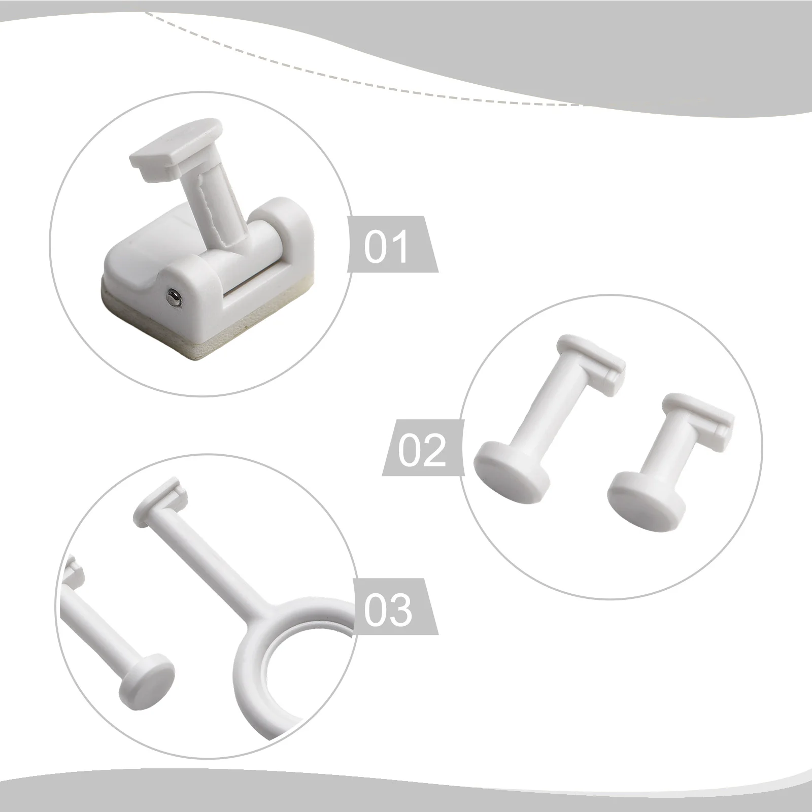 5 Piece Finger Robot Button Pusher Kit Featuring Interchangeable Heads and Reliable Buffer Block for Stability