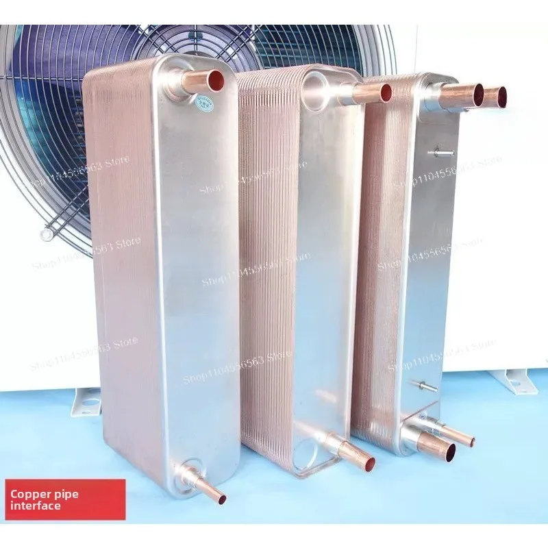 1-150 horse plate heat exchanger, air conditioner chiller, brazed stainless steel plate for evaporation and condensation
