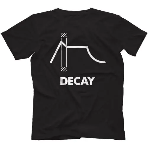 Envelope Decay T-Shirt 100% Cotton Retro Synthesiser Analog