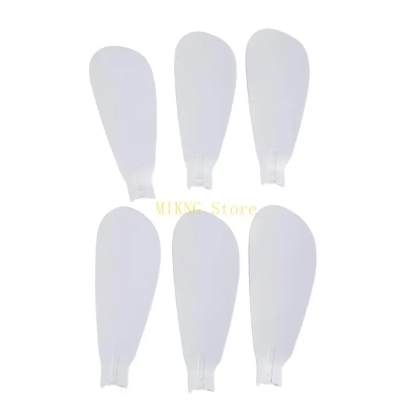 6Pcs Fan Blade Replacement for E27 Ceiling Fan Quiet Air Circulation Low Noise Best Sale