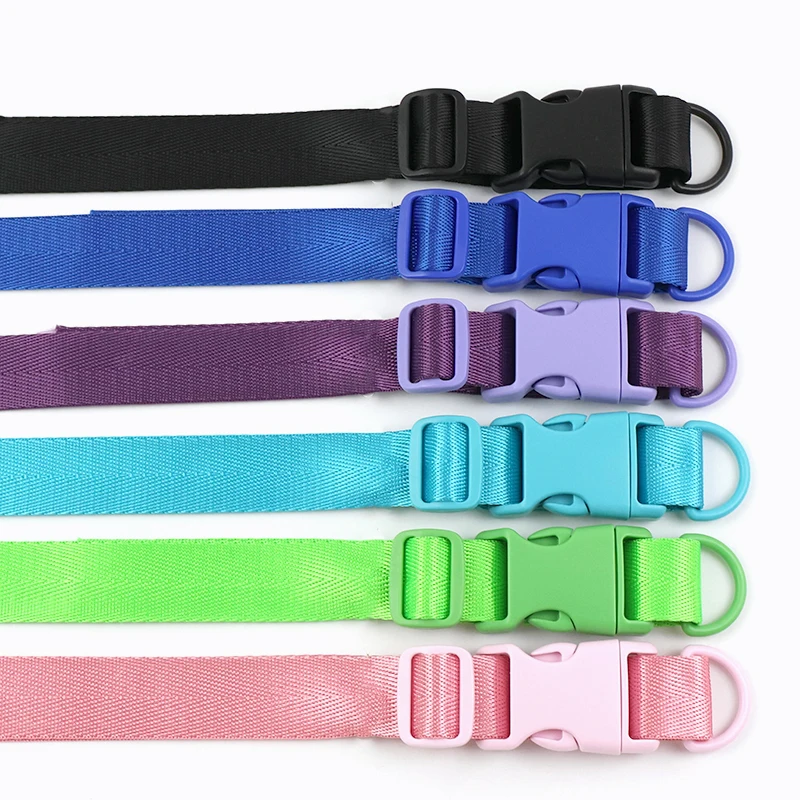 2/5/10Sets 20/25mm Webbing Buckle Set Colorful Nylon Strap D-Ring Tri-Glide Fastener for Backpack Chest Waist Bag Craft Repair