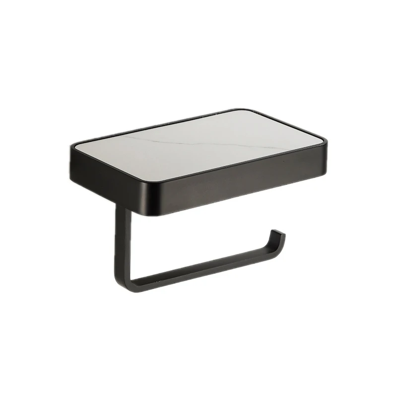 حامل الأنسجة المعدنية بلاطة الصخور منشفة ورقية تخزين الرف رفوف المنزل الحائط المرحاض حامل رفوف الحمام