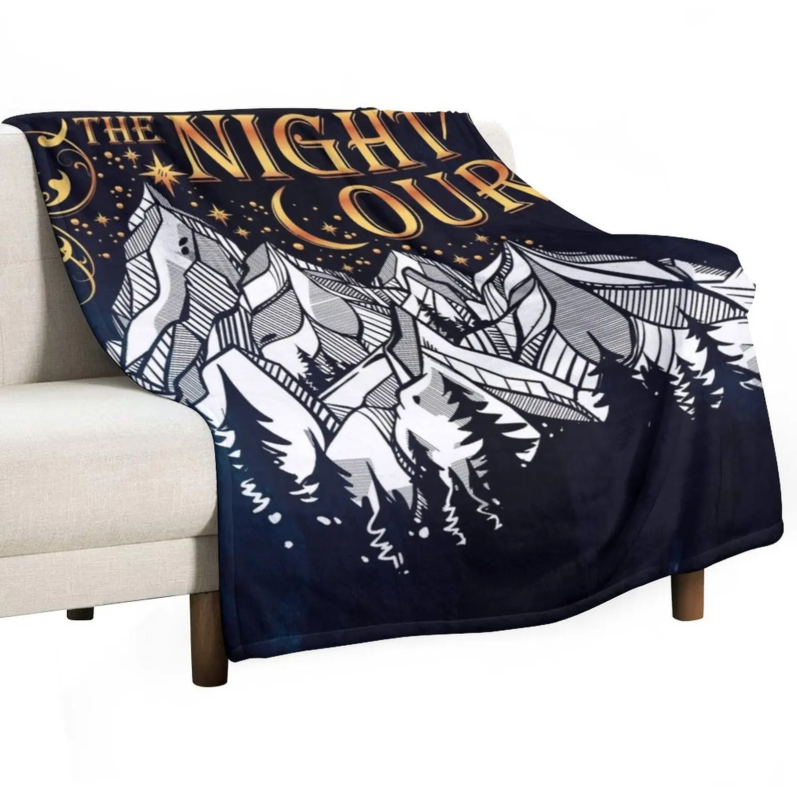 A Court of Wings and Ruin, The Night Court Throw Blanket Hairys Giant Sofa Soft Beds For Baby Blankets