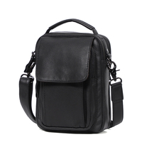 Real Leather Men's Shoulder Bag Casual Small Messenger Bag Phone Bag Mini Handbags Men Bags Leather Crossbody Bag