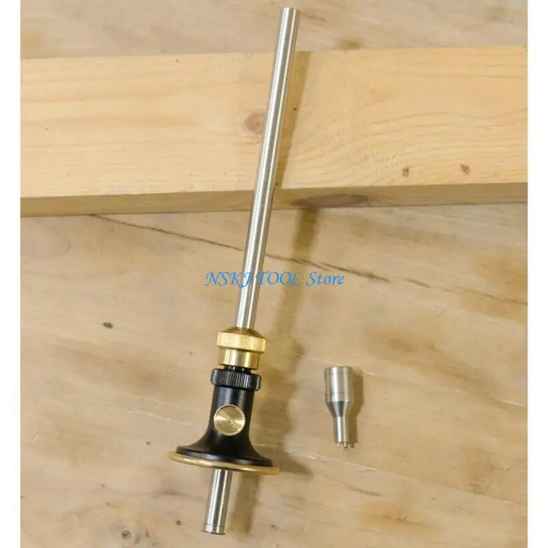 L8RC الفولاذ المقاوم للصدأ النجارة الكاتب بمناسبة مقياس غرامة ضبط نقر الكاتب حاكم عالية الدقة أداة نجار #2