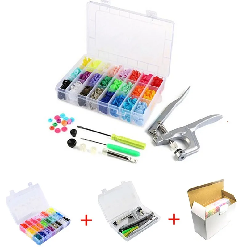 

Multicolour Snap Clip Plastic Clothing Button Pressure Nail Fastener With Storage Box DIY Sewing Tool Accessories 2024